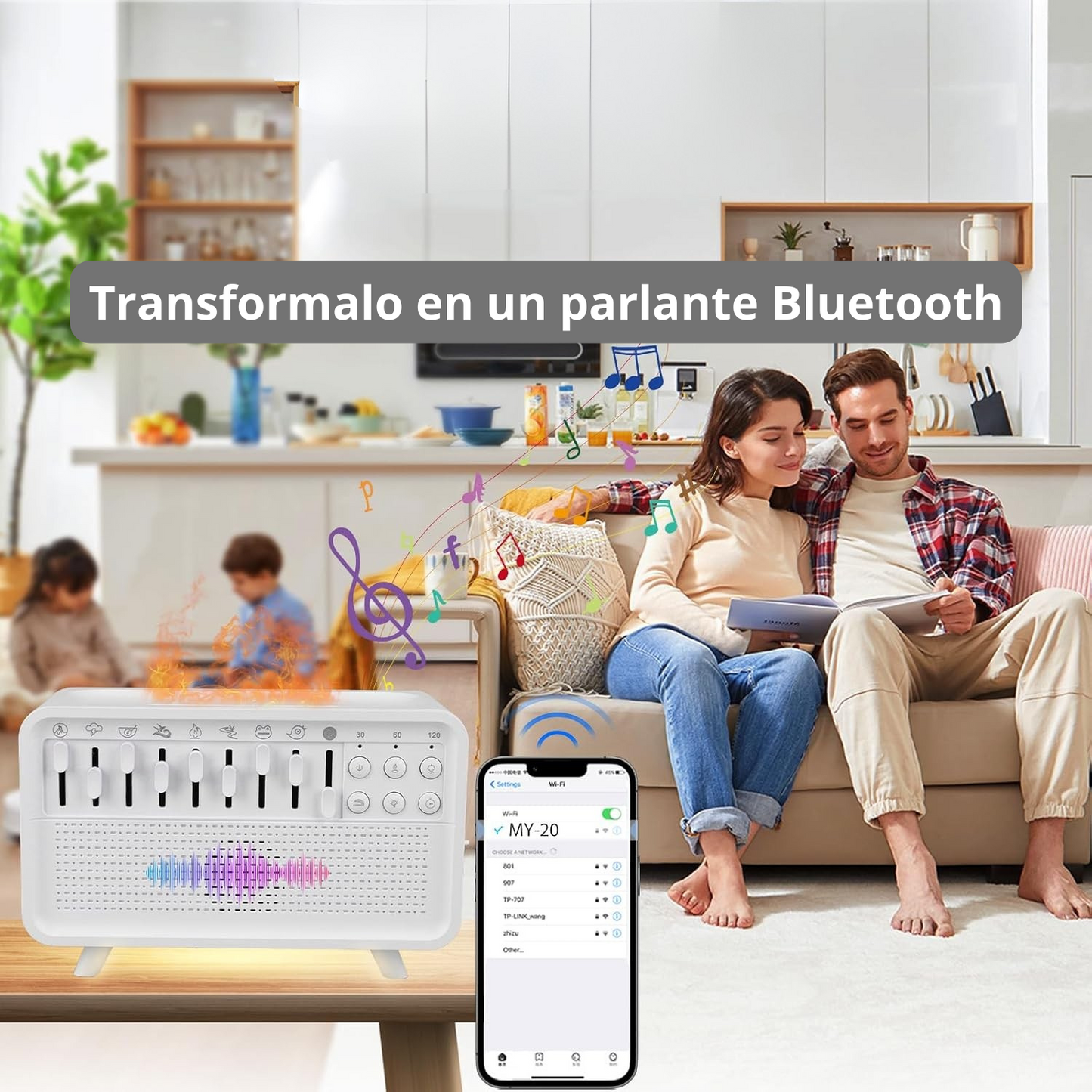 SONOBOX™ - Humidificador + Ruido blanco